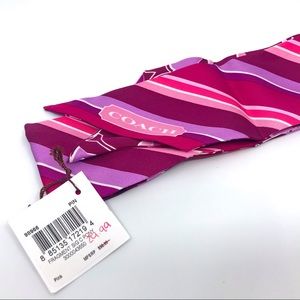 Coach Skinny Silk Scarf